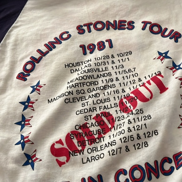 it’s a brand new vintage, 1981 Rolling Stones from the concert It’s brand new. - Picture 3 of 3